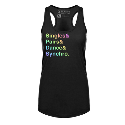[VAULT] Singles & Pairs & Dance & Synchro. Racerback Tank