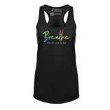 [VAULT] Breathe. Racerback Tank - Adults Skate Too LLC