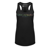 [VAULT] Find Me In My Happy Place. Racerback Tank - Adults Skate Too LLC