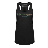 [VAULT] Find Me In My Happy Place. Racerback Tank