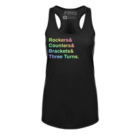 [VAULT] Rockers & Counters & Brackets & Three Turns. Racerback Tank