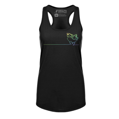 Ice Skate Heartstrings Racerback Tank