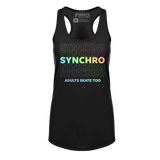 SYNCHRO Racerback Tank - Adults Skate Too LLC
