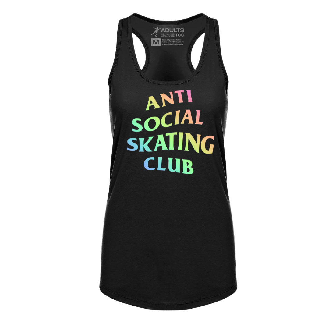Débardeur dos nageur du club de patinage antisocial