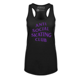 Anti Social Skating Club Racerback Tank - Adults Skate Too LLC
