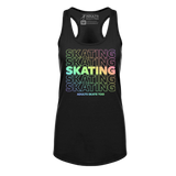 SKATING Racerback Tank - Adults Skate Too LLC
