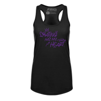 Skating Has My Heart Racerback Tank