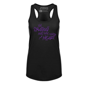 Skating Has My Heart Racerback Tank