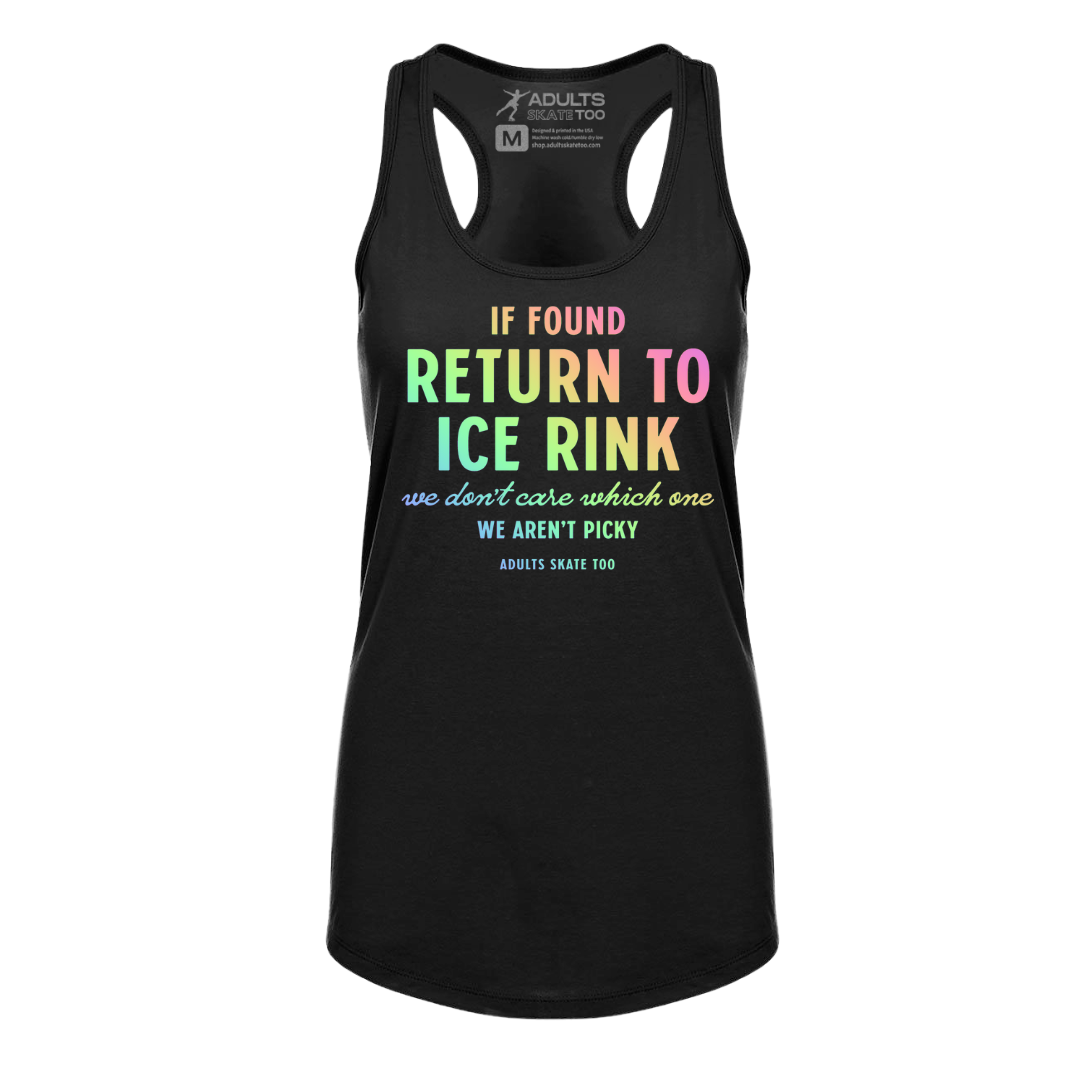 If Found Racerback Tank