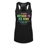 If Found Racerback Tank - Adults Skate Too LLC
