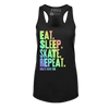 Eat Sleep Skate Repeat Racerback Tank
