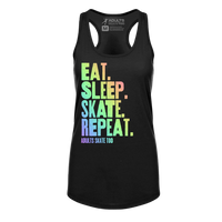 Eat Sleep Skate Repeat Racerback Tank