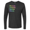 Camiseta de manga larga estilo skater informal