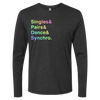 Camiseta de manga larga estilo skater informal