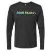 Camiseta de manga larga estilo skater informal