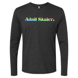 T-shirt à manches longues style skateur décontracté
