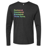 [VAULT] Rockers & Counters & Brackets & Three Turns. Long Sleeve - Adults Skate Too LLC