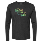 Skating Has My Heart Long Sleeve - Adults Skate Too LLC
