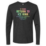 If Found Long Sleeve - Adults Skate Too LLC
