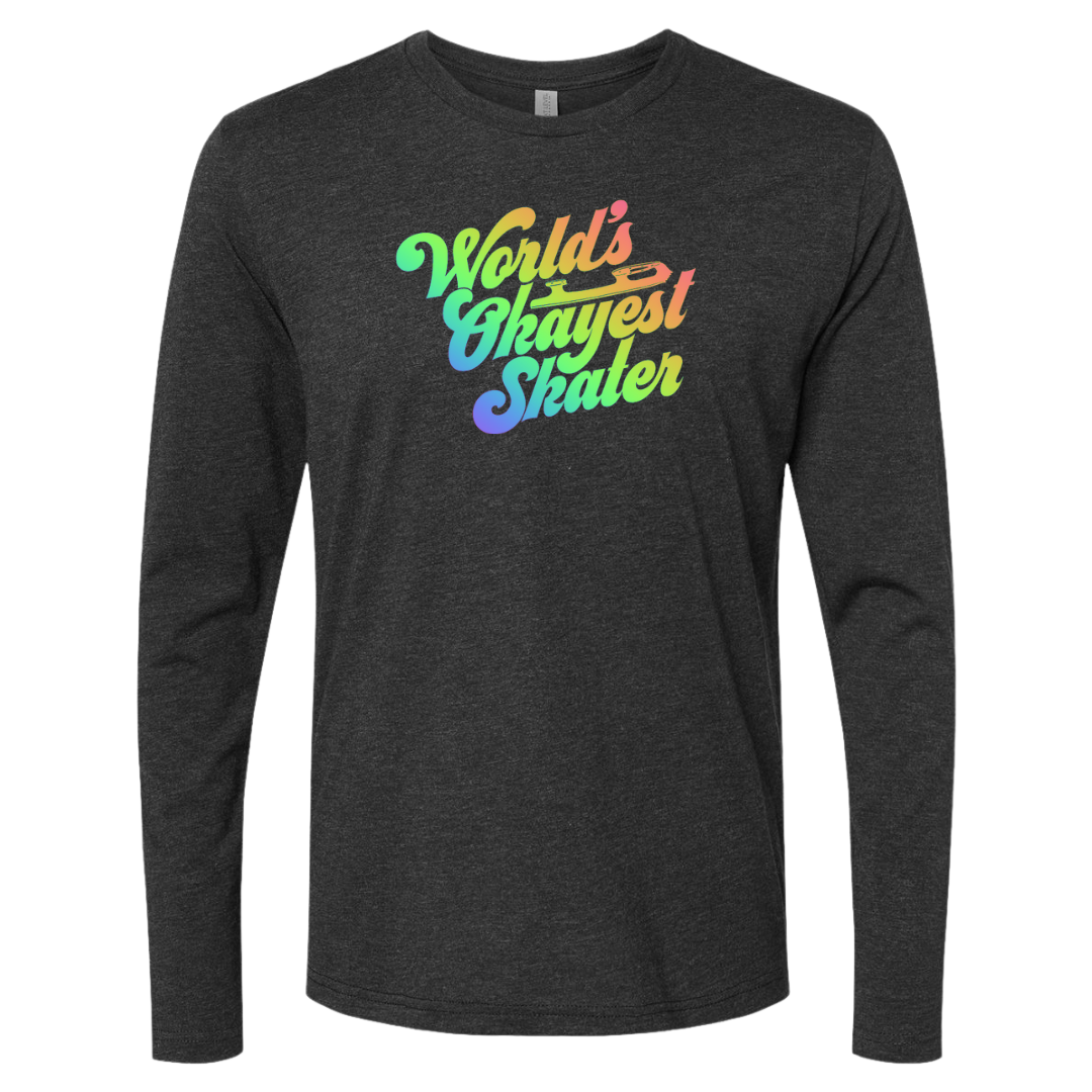 T-shirt à manches longues World's Okayest Skater