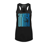 Ombré Skater Racerback Tank - Adults Skate Too LLC