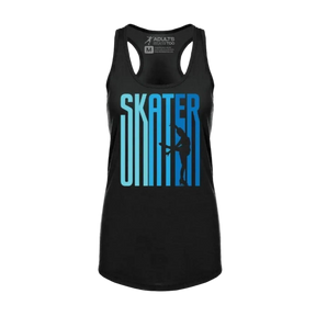 Ombré Skater Racerback Tank - XS