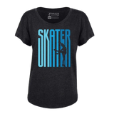 Ombré Skater Dolman Tee - Adults Skate Too LLC