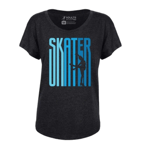 Ombré Skater Dolman Tee - Adults Skate Too LLC