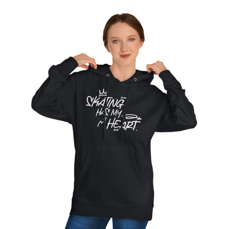 Skating Has My Heart Unisex Hoodie - Adults Skate Too LLC