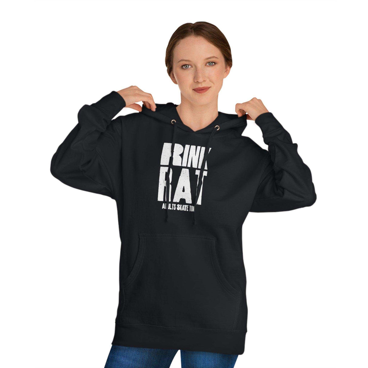 Rink Rat Unisex Hoodie - Adults Skate Too LLC