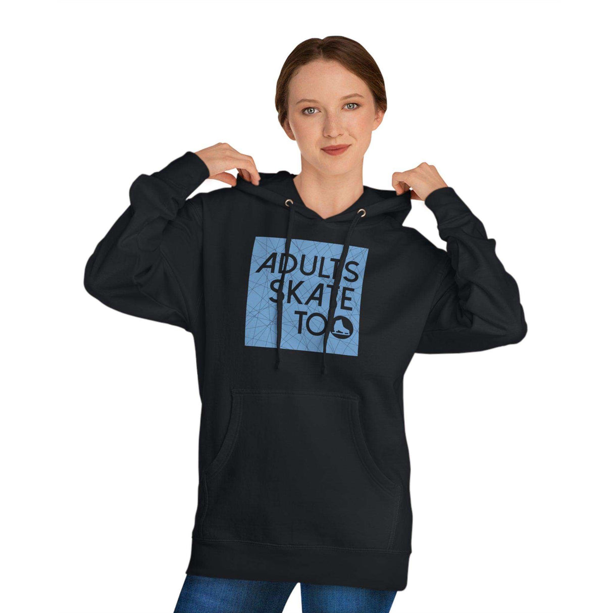 Ice Square Unisex Hoodie - Adults Skate Too LLC