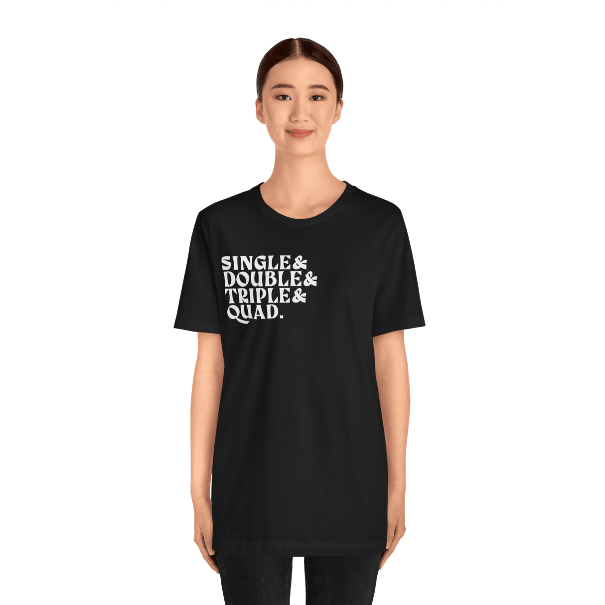 Single Double Triple Quad T-Shirt - Adults Skate Too LLC