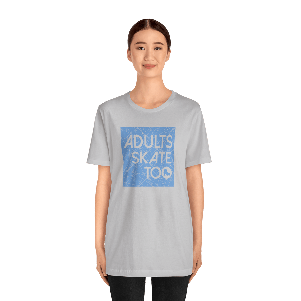 AST Ice Square T-Shirt - Adults Skate Too LLC