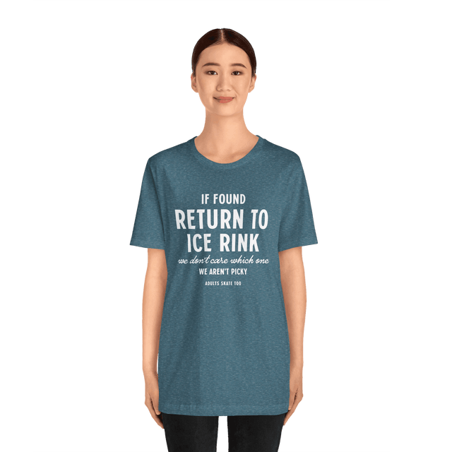 If Found Unisex T-Shirt - Adults Skate Too LLC