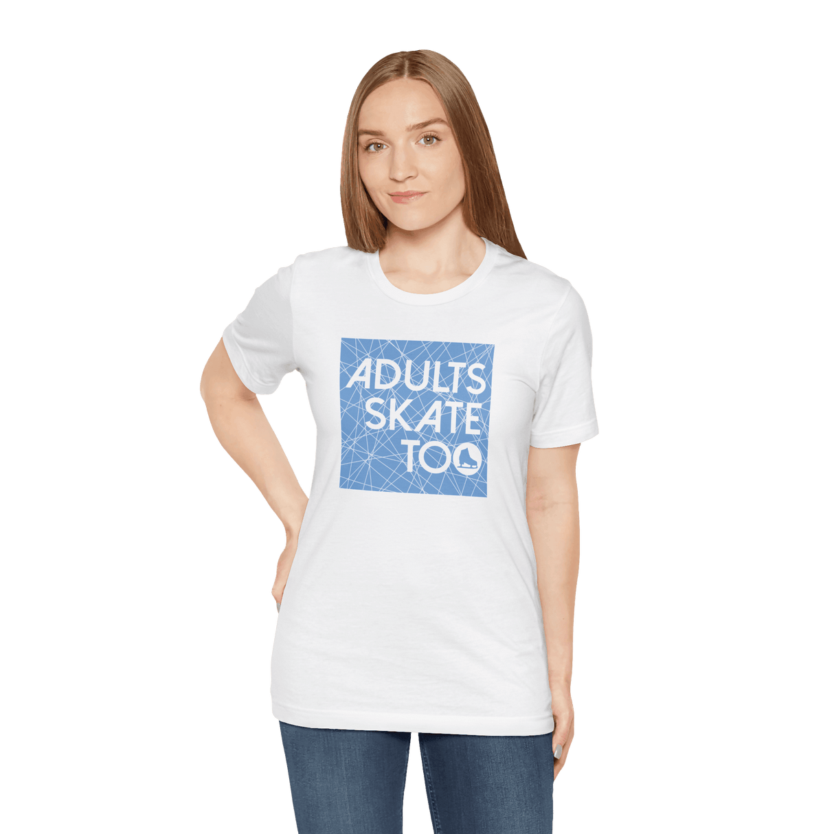 AST Ice Square T-Shirt - Adults Skate Too LLC