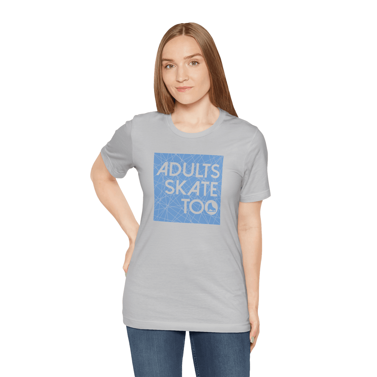 AST Ice Square T-Shirt - Adults Skate Too LLC