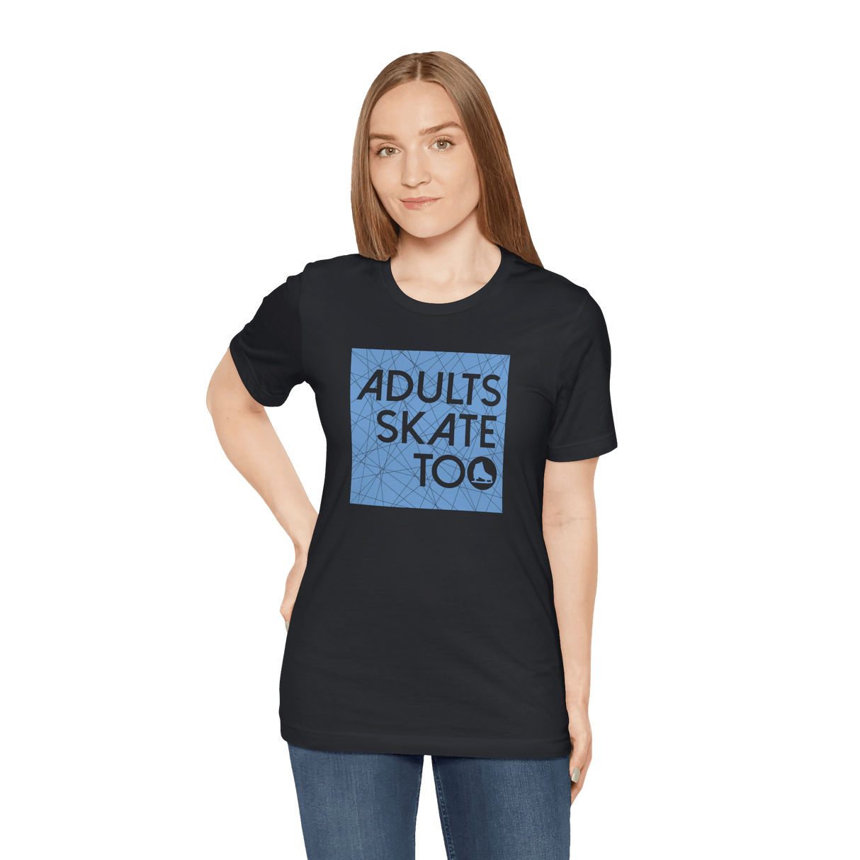 AST Ice Square T-Shirt - Adults Skate Too LLC