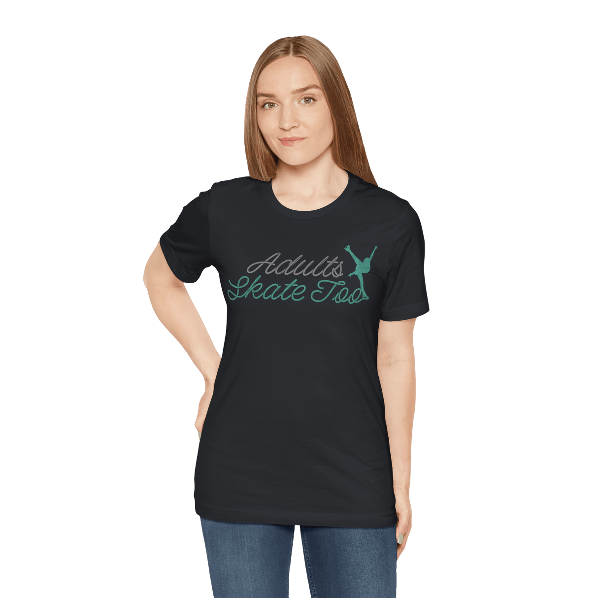 AST Cursive Unisex T-Shirt - Adults Skate Too LLC