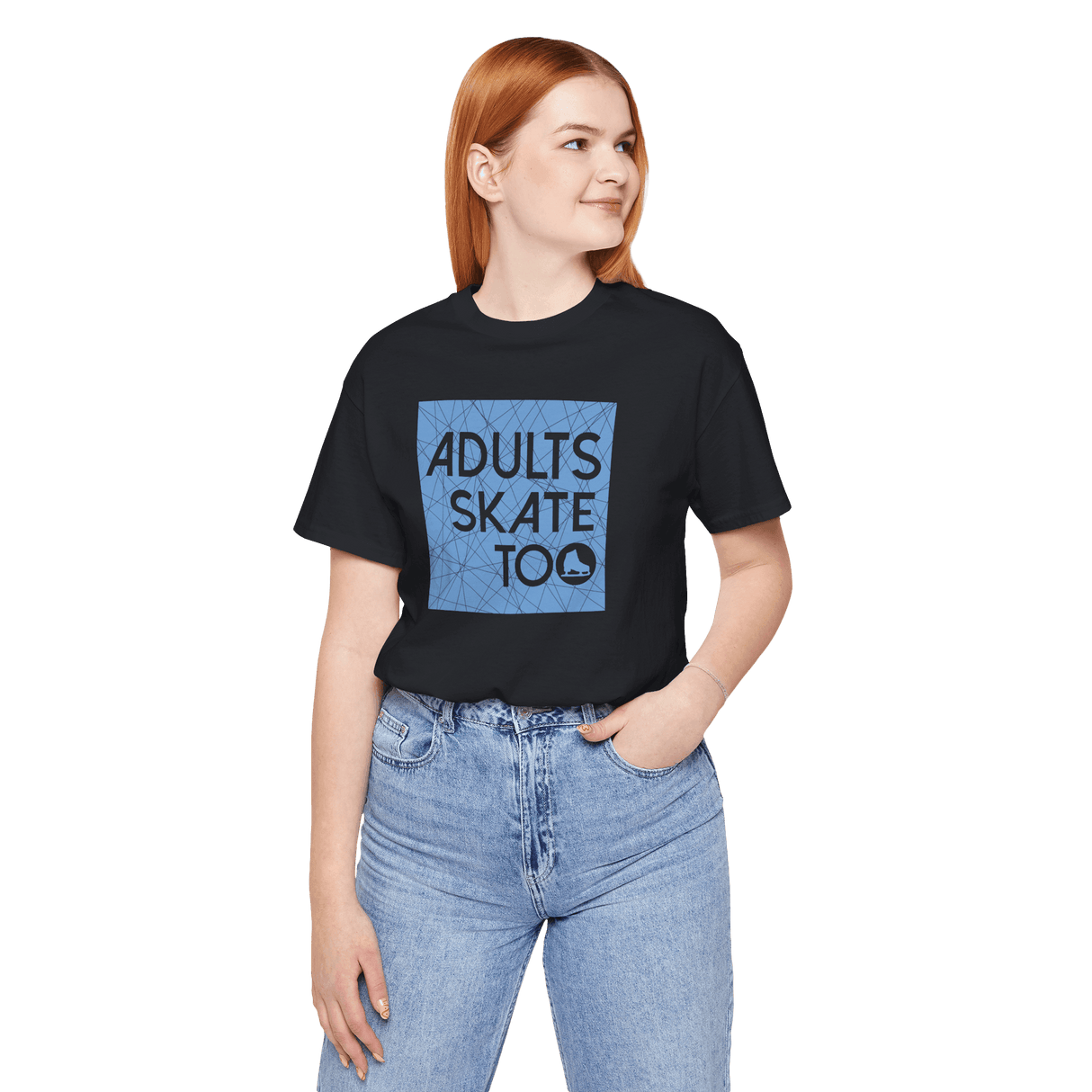 AST Ice Square T-Shirt - Adults Skate Too LLC