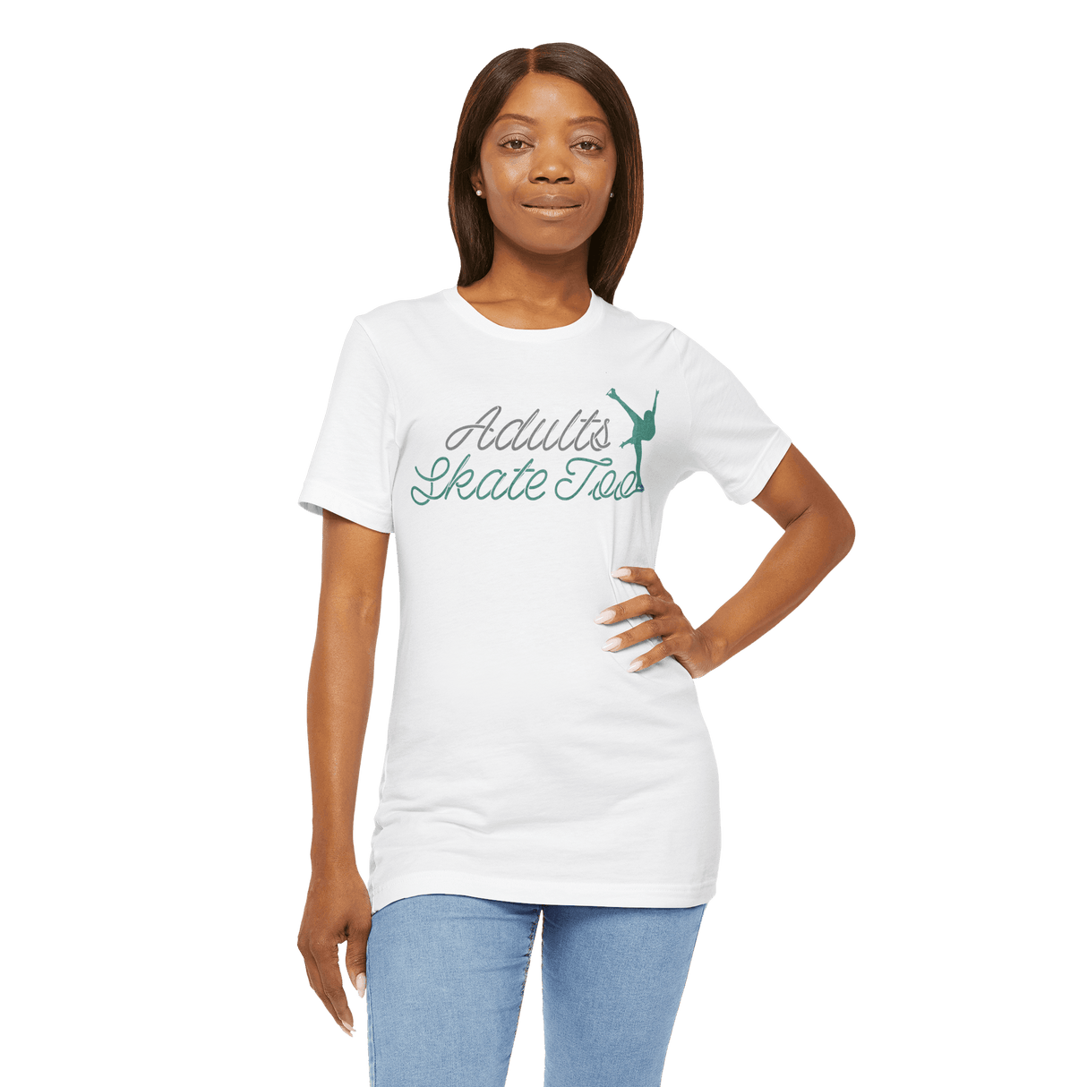 AST Cursive Unisex T-Shirt - Adults Skate Too LLC