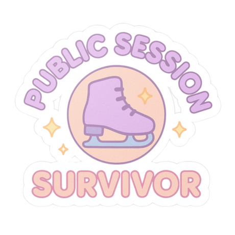 Public Session Survivor Vinyl Sticker - Adults Skate Too LLC