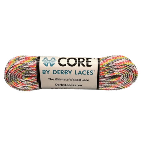 Rainbow White CORE Laces - Adults Skate Too LLC