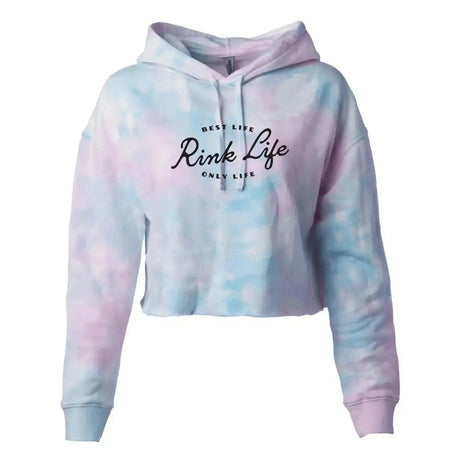 Rink Life Cotton Candy Women's Lightweight Hooded Crop Adults Skate Too LLC