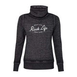 Rink Life Cowl Neck Sweatshirt - Adults Skate Too LLC