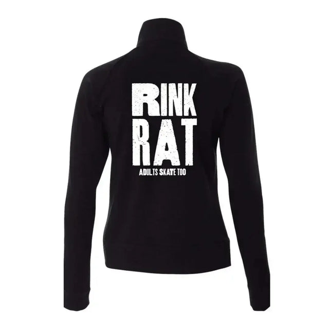 Rink Rat Women's Zip Up Practice Jacket Adults Skate Too LLC