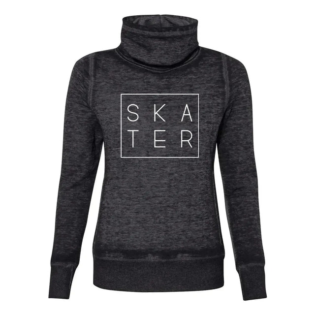 SKATER Cowl Neck Sweatshirt Adults Skate Too LLC