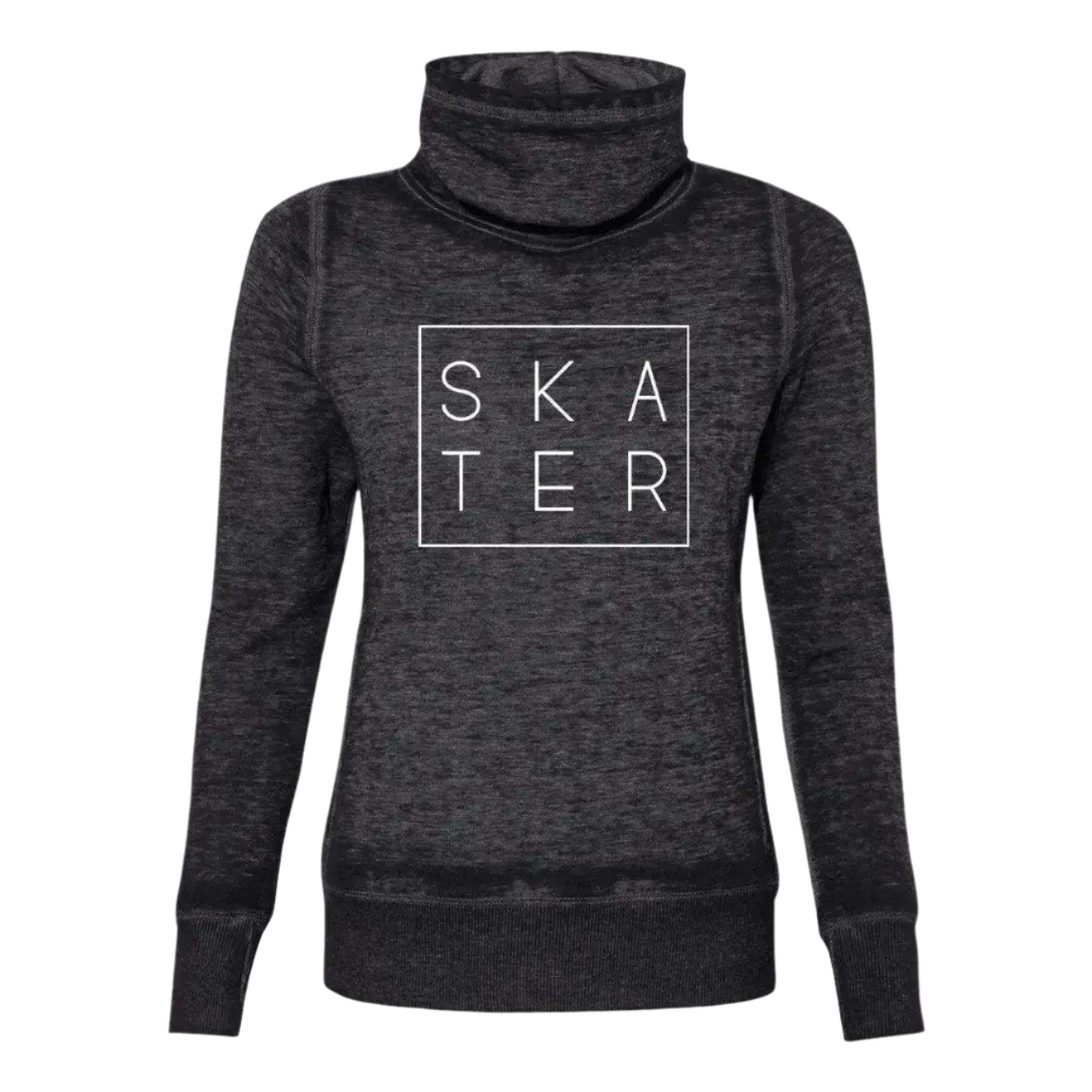 SKATER Cowl Neck Sweatshirt - Adults Skate Too LLC