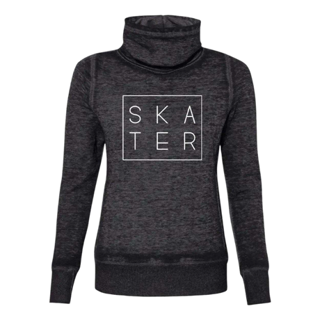 SKATER Cowl Neck Sweatshirt - Adults Skate Too LLC