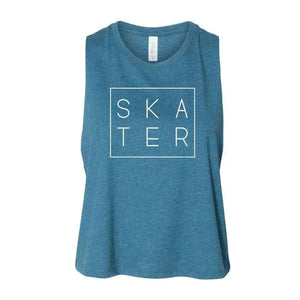 SKATER Racerback Crop - Adults Skate Too LLC