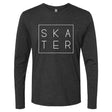 SKATER Unisex Long Sleeve Crew Adults Skate Too LLC